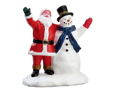 Lemax kerstdorp figuur 'Christmas Greetings'