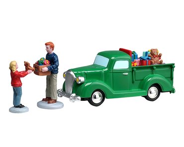 Lemax kerstdorp figuur 'Church Toy Drive'