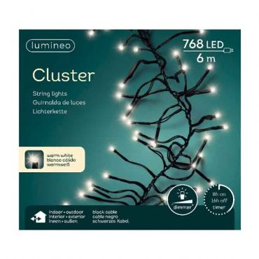 Clusterverlichting 768 LED warm wit - afbeelding 1