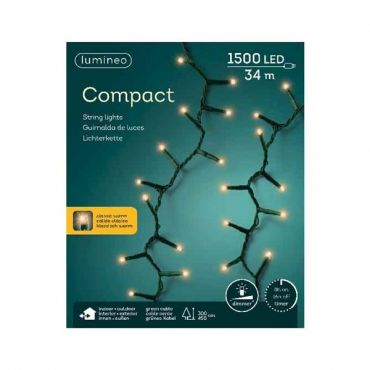 Compact verlichting 1500 LED klassiek warm