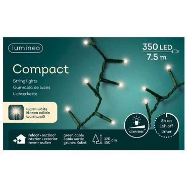 Compact verlichting 350 LED warm wit - afbeelding 3