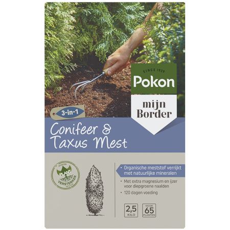 Pokon conifeer en taxus mest 2,5 kg - afbeelding 1