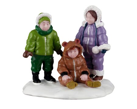 Lemax kerstdorp figuur 'Cozy Snowsuits'
