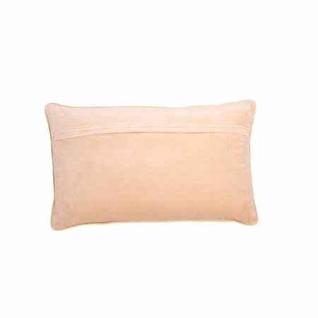 Vondels kussentje beige met strik - afbeelding 1