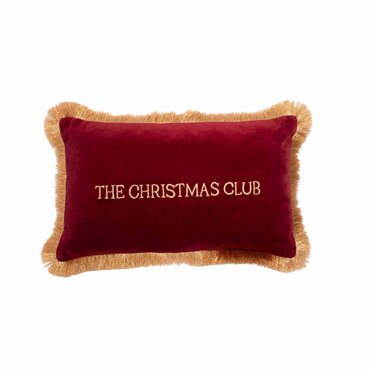 Vondels kussentje velvet "the christmas club" - afbeelding 2