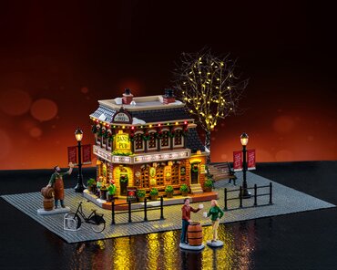 Lemax kersthuisje 'Dani’S Pub Set' - afbeelding 2