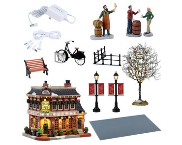 Lemax kersthuisje 'Dani’S Pub Set' - afbeelding 3