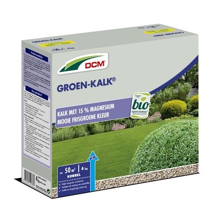 DCM groen-kalk 4kg, 50m²