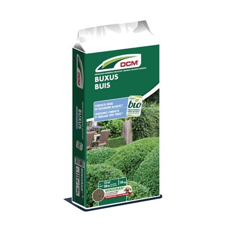 DCM meststof buxus 10kg, 125m²