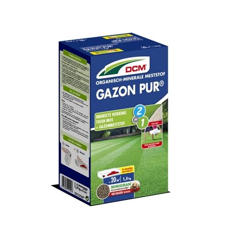 DCM meststof gazon pur 1,5kg, 20m²