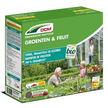 DCM meststof groenten en fruit 3kg, 40m²