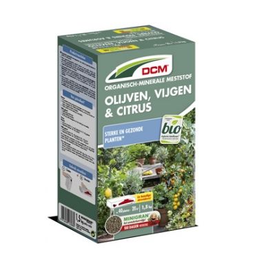 DCM meststof olijven, vijgen en citrus 1,5kg, 20m²