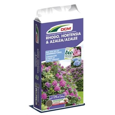 DCM meststof rhodo, hortensia en azalea 10kg, 175m²