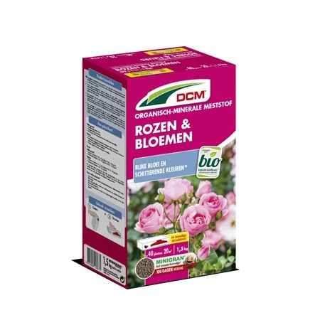 DCM meststof rozen en bloemen 1,5kg, 20m²