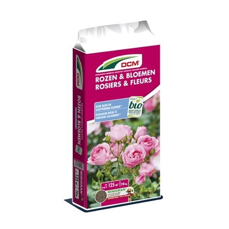 DCM meststof rozen en bloemen 10kg, 125m²