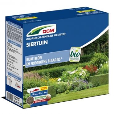 DCM meststof siertuin 3kg, 40m²