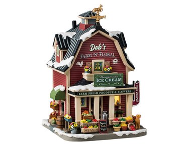 Lemax kersthuisje 'Deb'S Farm 'N' Floral'
