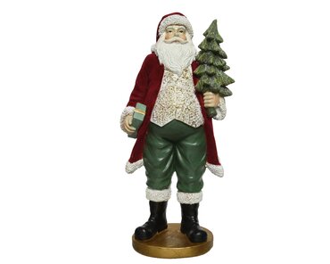 Decoris kerstman 15,5x32,5 cm