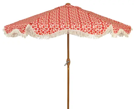 Decoris parasol polyester rood