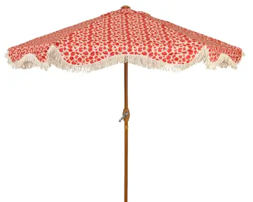 Decoris parasol polyester rood