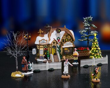 Lemax kersthuisje 'Devaney'S Bakery Set' - afbeelding 2