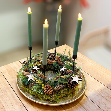 DIY-tas Adventskrans - afbeelding 1