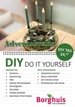 DIY-tas Adventskrans - afbeelding 2
