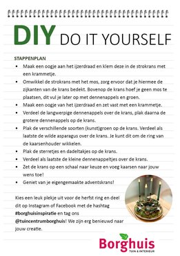 DIY-tas Adventskrans - afbeelding 3