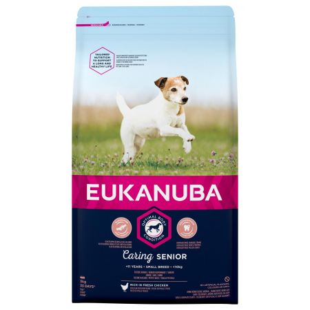 Eukanuba hondenvoer caring mature & senior small (3 kg) - afbeelding 1