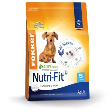 Fokker dog nutri-fit S kip hondenvoer