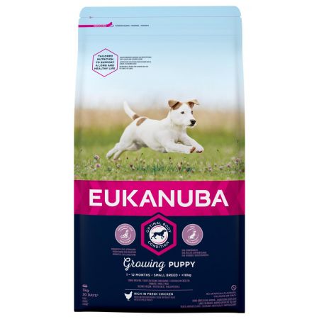 Eukanuba hondenvoer puppy chicken (3 kg) - afbeelding 1