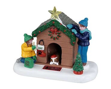 Lemax doghouse christmas