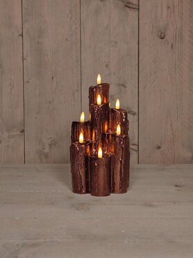 Anna's Collection Druipkaars Wax LED 7 stuks