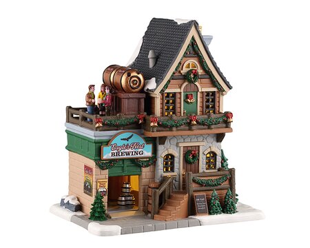 Lemax kersthuisje 'Eagle'S Nest Brewing'