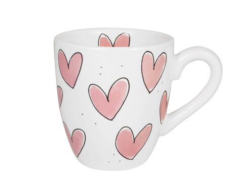 Blond Amsterdam minimok roze hartjes