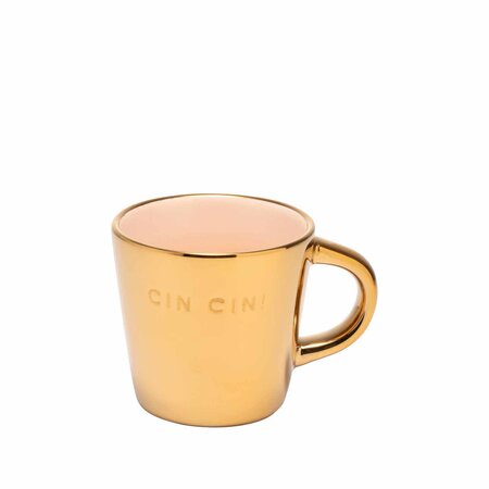 Vondels espresso kopje goud "cin cin" - afbeelding 1