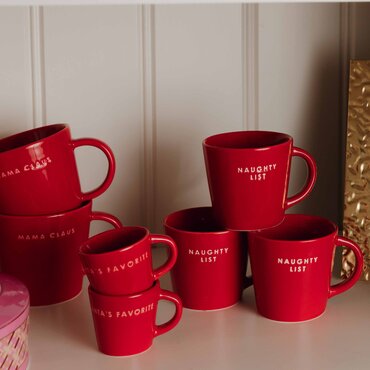 Vondels espresso kopje rood "santa's favourite" - afbeelding 2