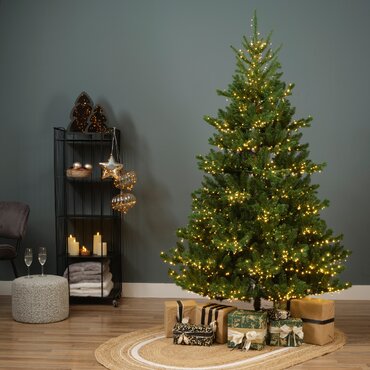 Everlands kunstkerstboom Alba fir 240 cm - met verlichting - afbeelding 5