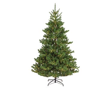 Everlands kunstkerstboom Alba fir 240 cm - met verlichting - afbeelding 1
