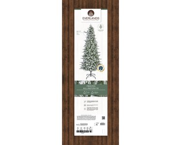 Everlands kunstkerstboom besneeuwd Killington fir 210 cm - afbeelding 4