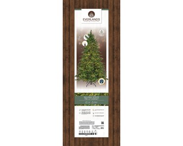 Everlands kunstkerstboom Galloway spruce 240 cm - met verlichting - afbeelding 2