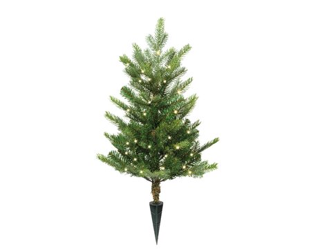Everlands kunstkerstboom Grandis op steker 60 cm  - afbeelding 1