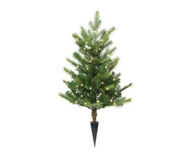Everlands kunstkerstboom Grandis op steker 60 cm  - afbeelding 1