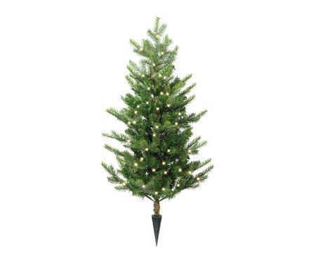 Everlands kunstkerstboom Grandis op steker 90 cm - afbeelding 1