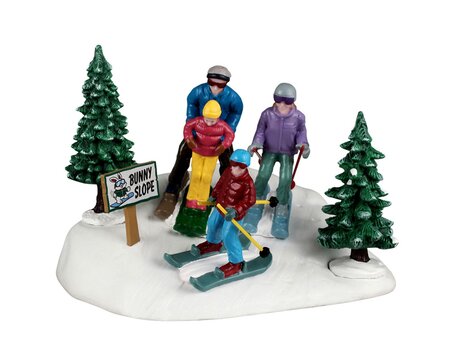 Lemax kerstdorp figuur 'Family Ski Day'