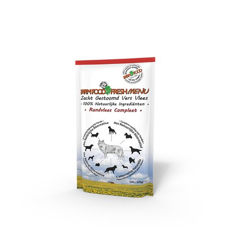 Farm Food fresh menu rundvlees compleet (125 gram)