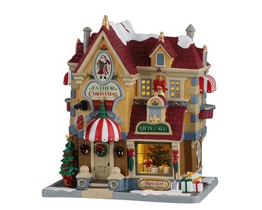 Lemax kersthuisje 'Father Christmas Gift Shop'