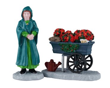 Lemax kerstdorp figuur 'Floral Street Vendor'