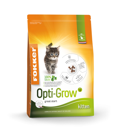 Fokker opti-grow kattenvoer