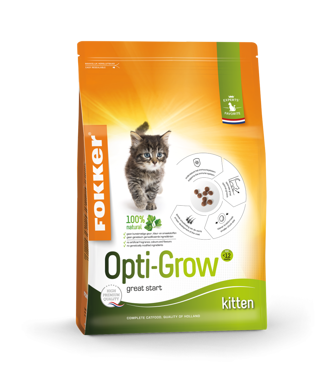 Fokker opti-grow kattenvoer